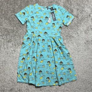 Cakeworthy Perry the Platypus Agent P Skater Dress NWT